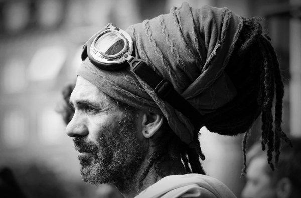 Photograph Dan Clausen Hansen Rastafari on One Eyeland
